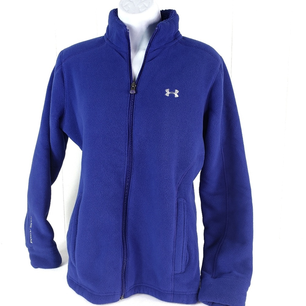 Under Armour Women's Polar Fleece Full Zip Jacket Coat Size Small Breathable